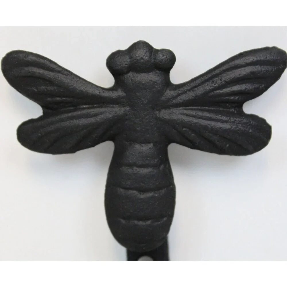 Southern Living Honey Of A Hanger Set 40347 3 Pc Wall Mounted Black Iron Bee